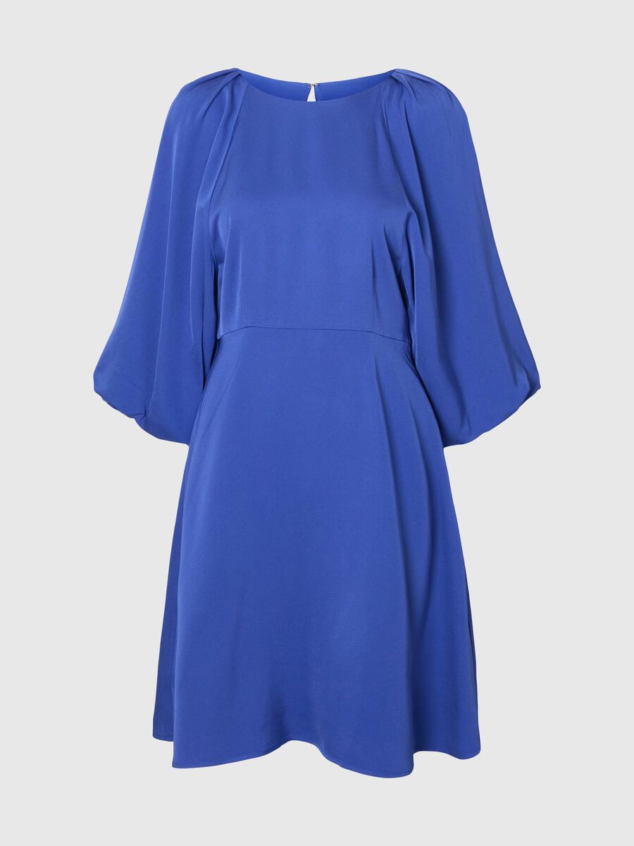Selected OPEN BACK MINI DRESS, Dazzling Blue, highres - 16098100_DazzlingBlue_001.jpg