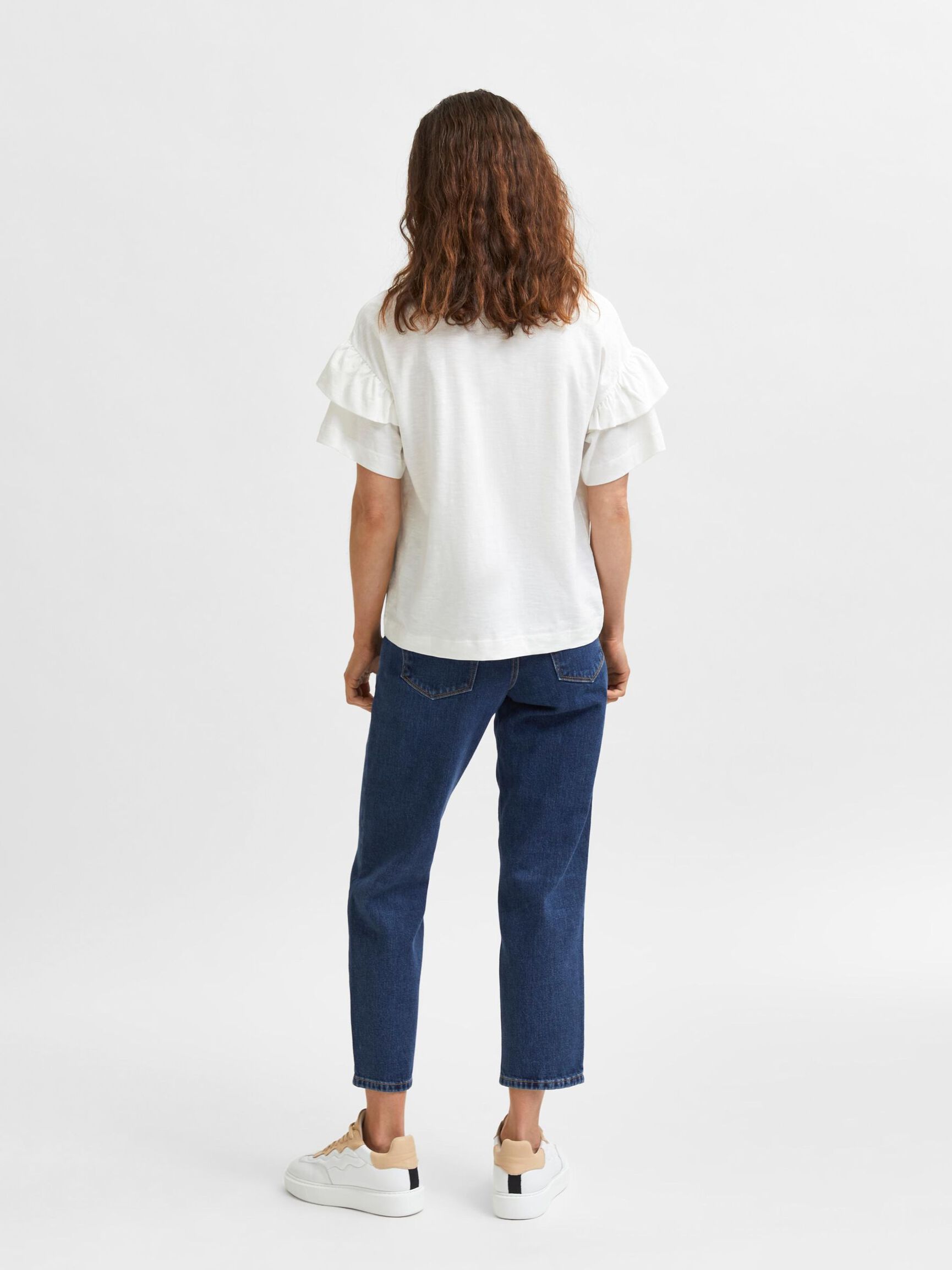 EN COTON À VOLANTS T-SHIRT, Snow White, highres