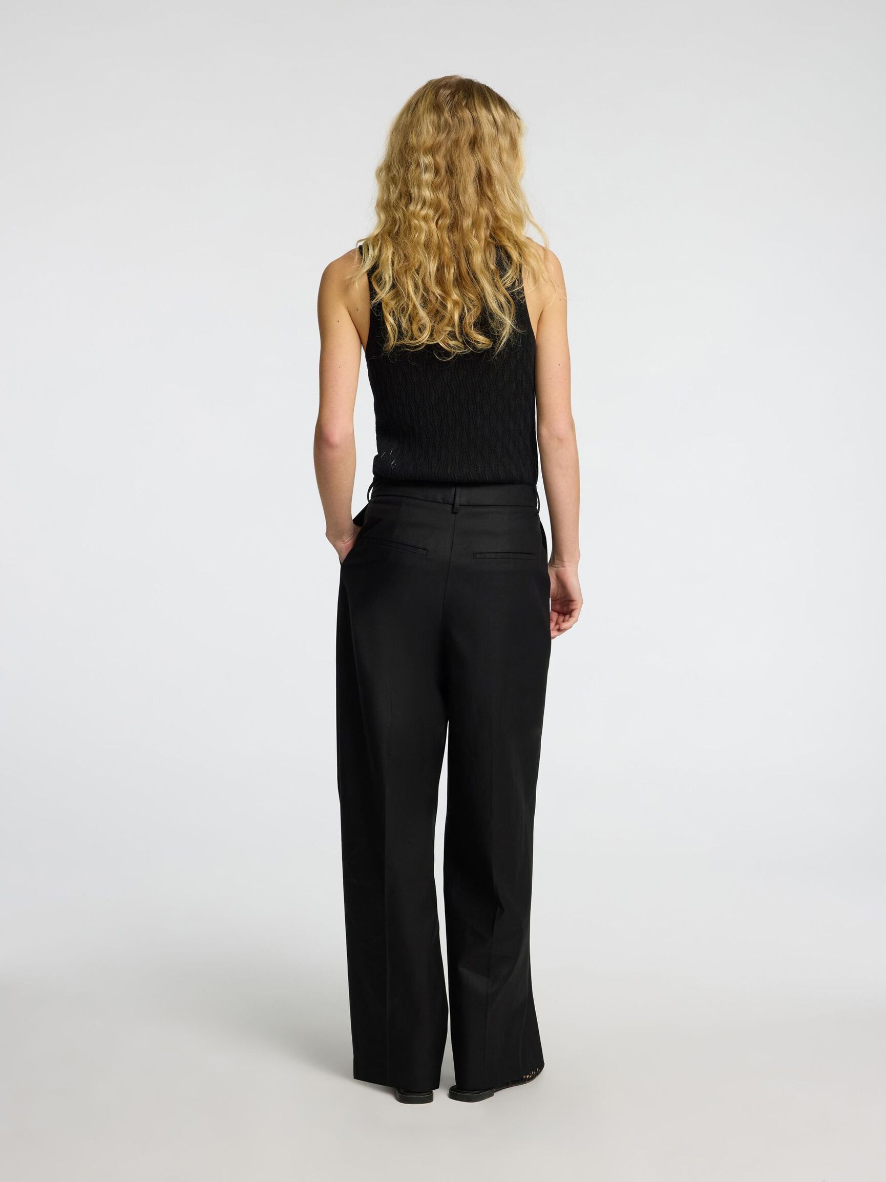 STRICK OBERTEIL, Black, highres