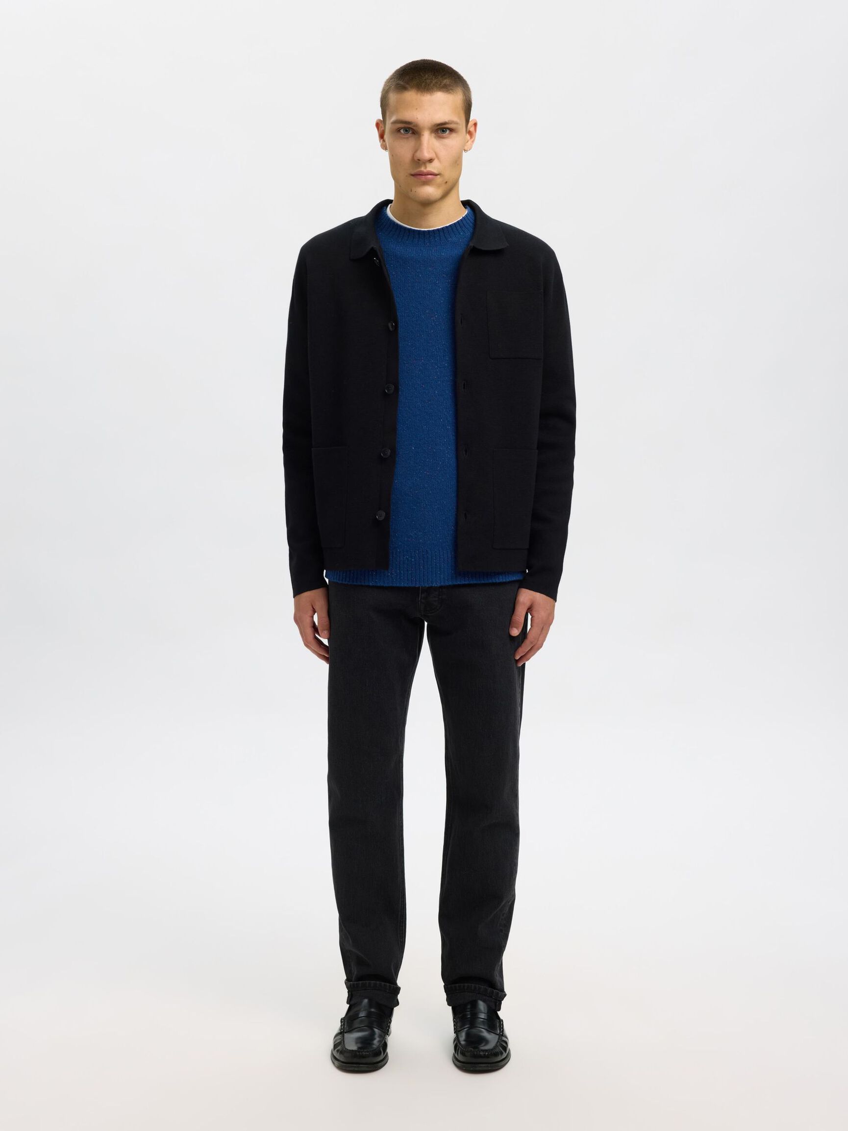 SLIM FIT -FARKUT, Black Denim, highres