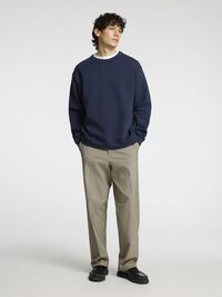 RELAXED FIT SWEATSHIRT, Dark Sapphire, highres