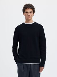 CREW NECK JUMPER, Sky Captain, highres