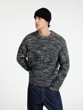Selected STRUCTURED WOOL BLEND PULLOVER, Black, highres - 16094588_Black_1121538_008.jpg
