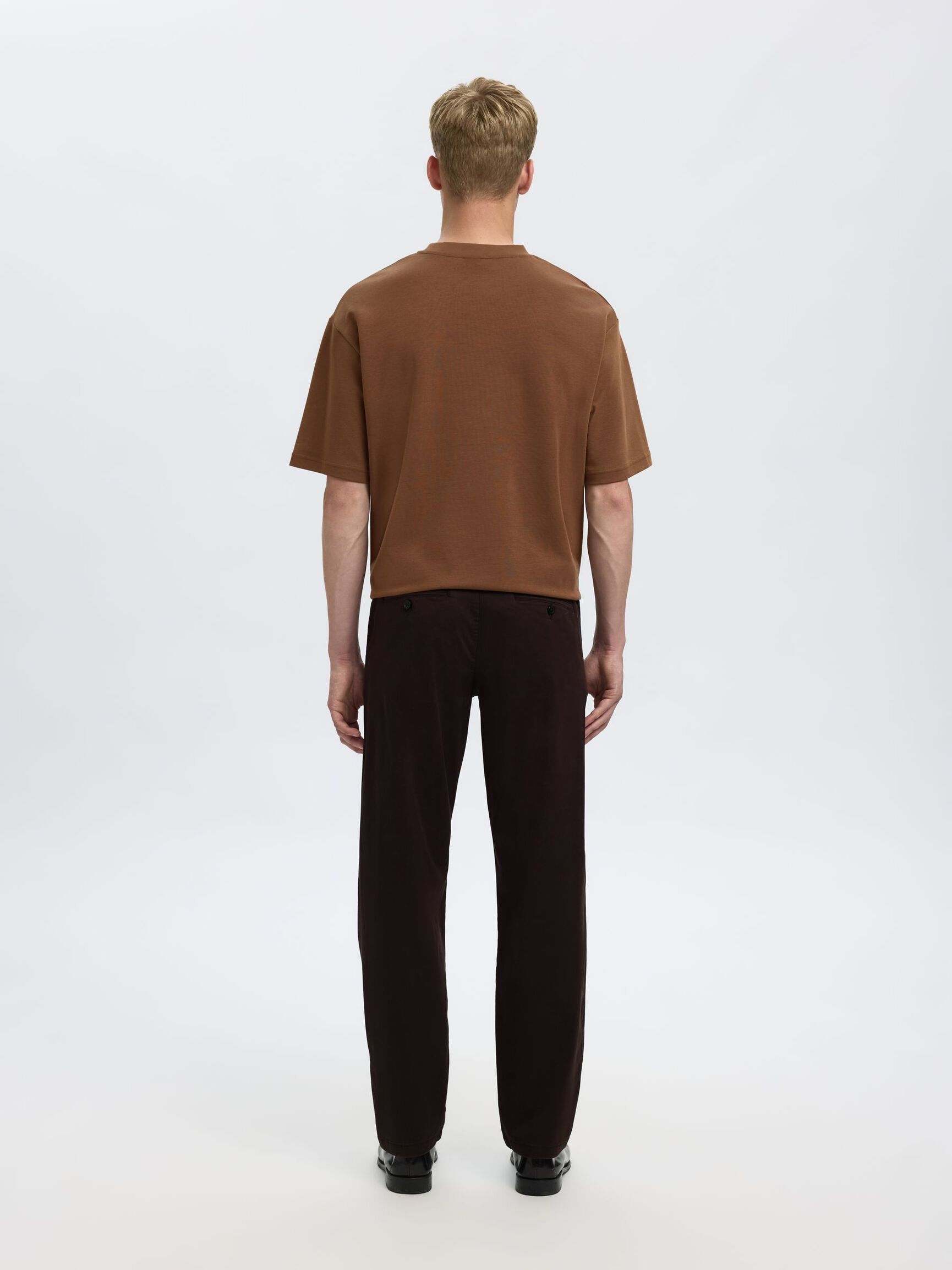 196 STRAIGHT FLEX CHINOS, Chocolate Torte, highres
