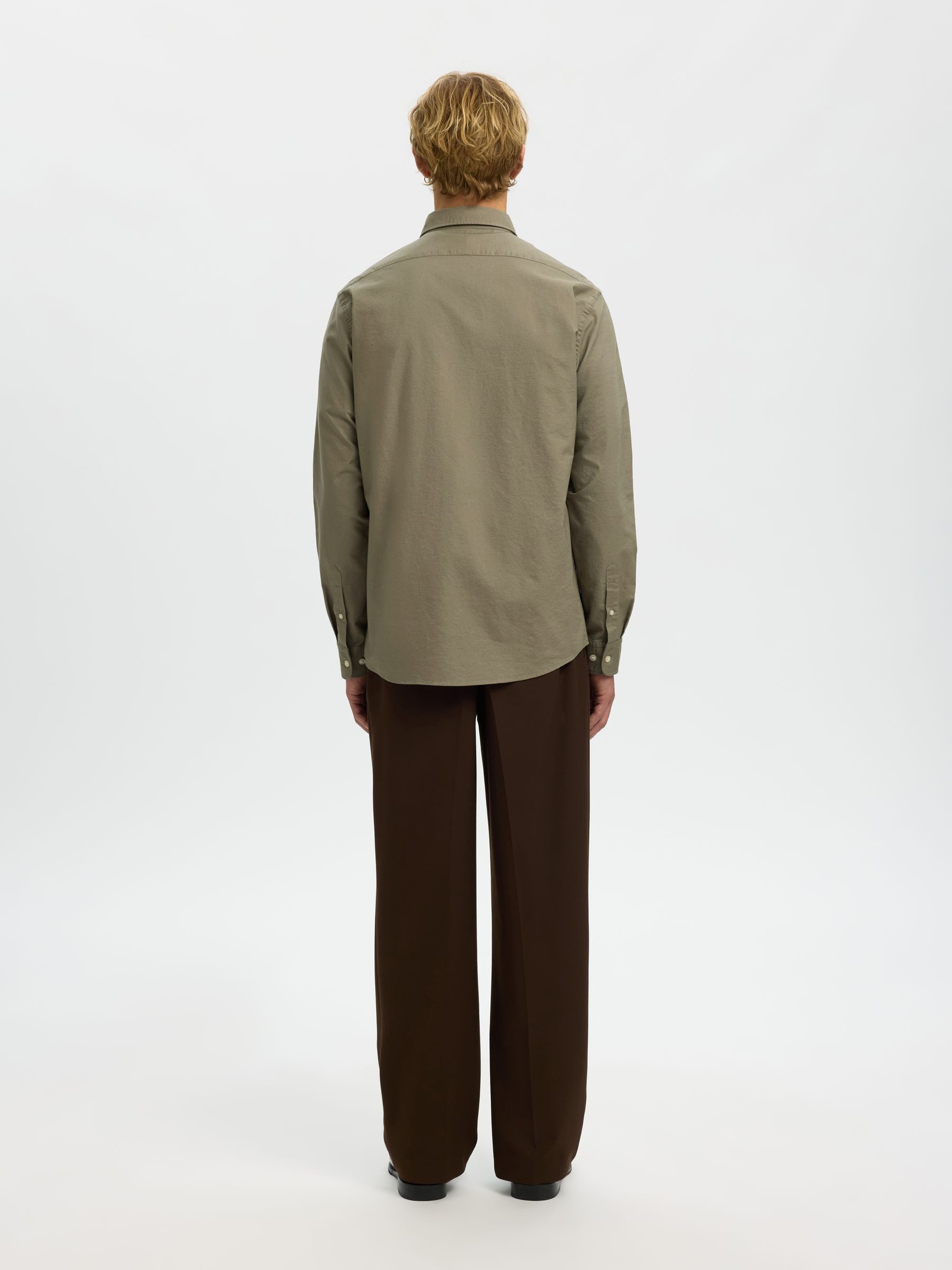OXFORD SHIRT, Vetiver, highres