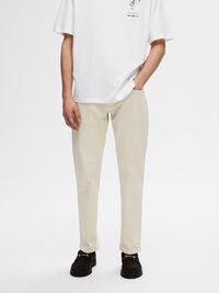 196 STRAIGHT FIT JEANS, Oatmeal, highres