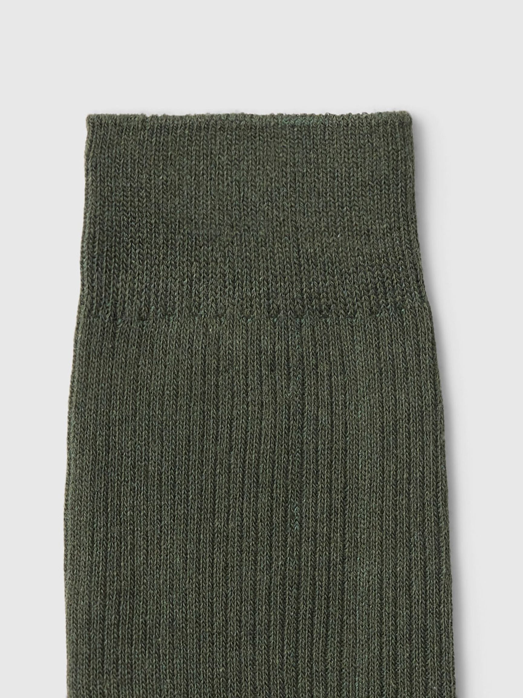 COTTON BLEND SOCKS, Forest Night, highres
