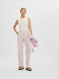 SANS MANCHES TOP EN MAILLE, Birch, highres