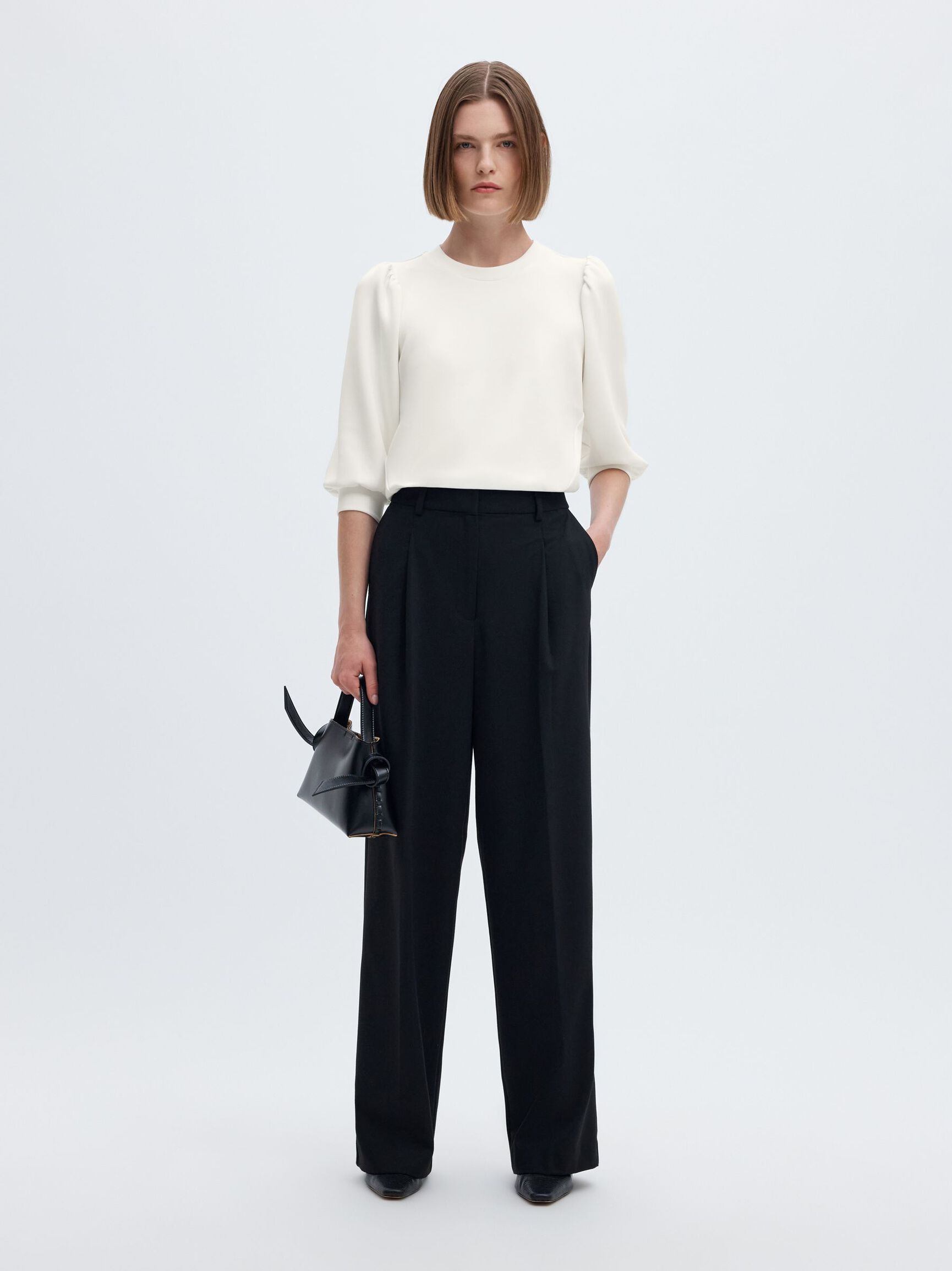 PUFFÄRMEL SWEATSHIRT, Snow White, highres
