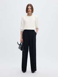 PUFFÄRMEL SWEATSHIRT, Snow White, highres