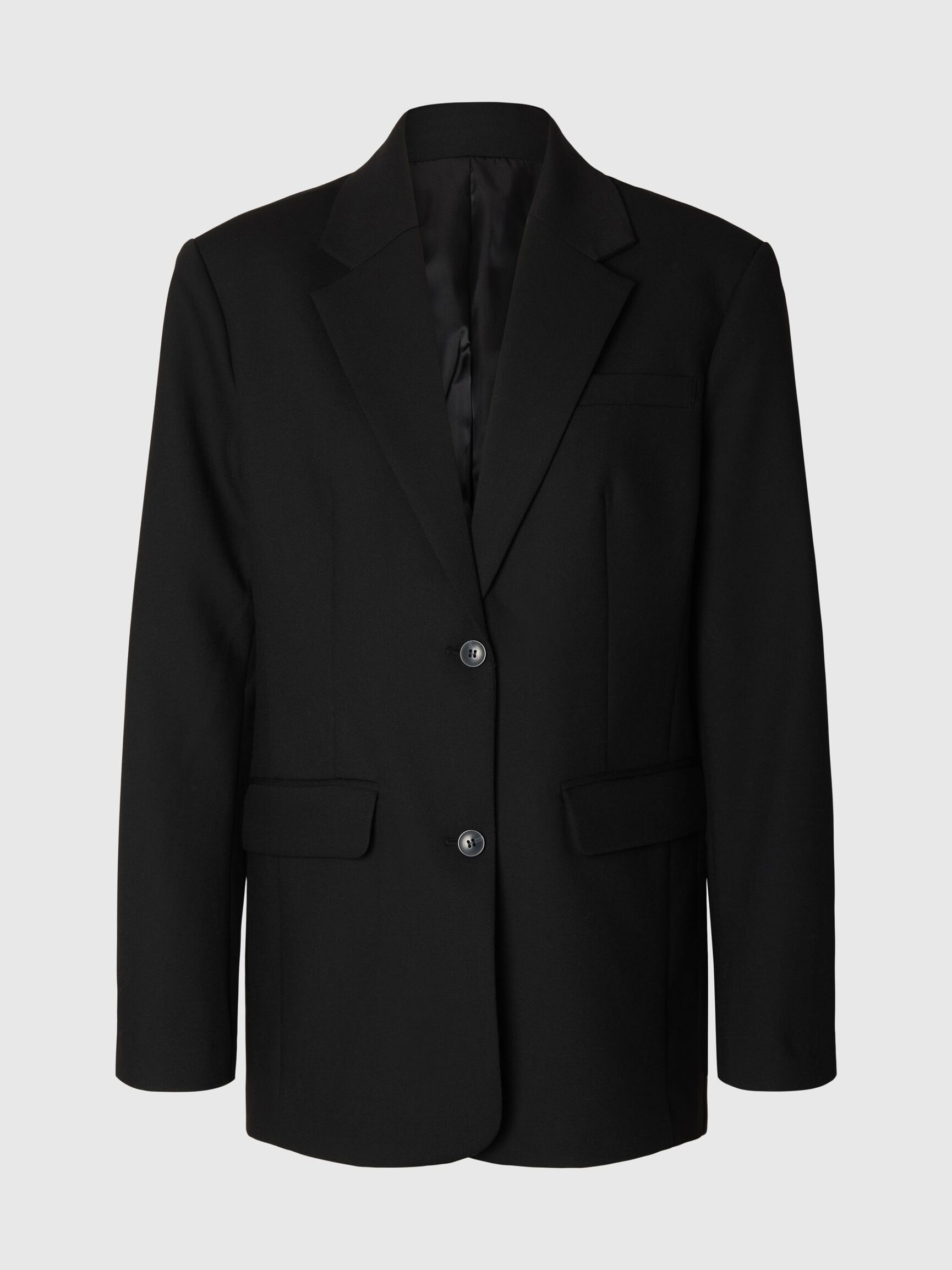 OVERSIZED BLAZER, Black, highres