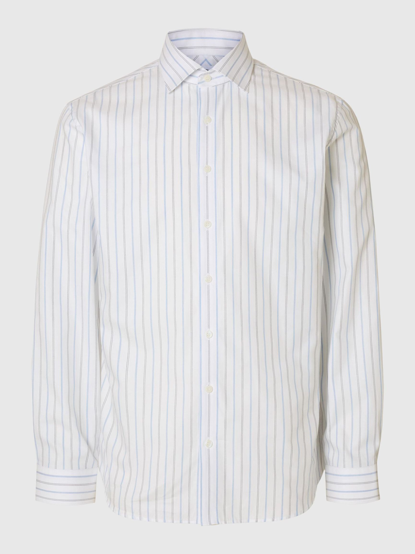 RANDIG SLIM FIT-SKJORTA, White, highres