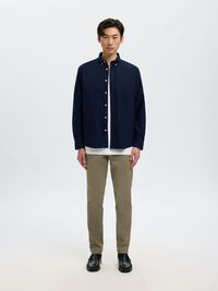 175 SLIM FIT FLEX CHINO, Ermine, highres