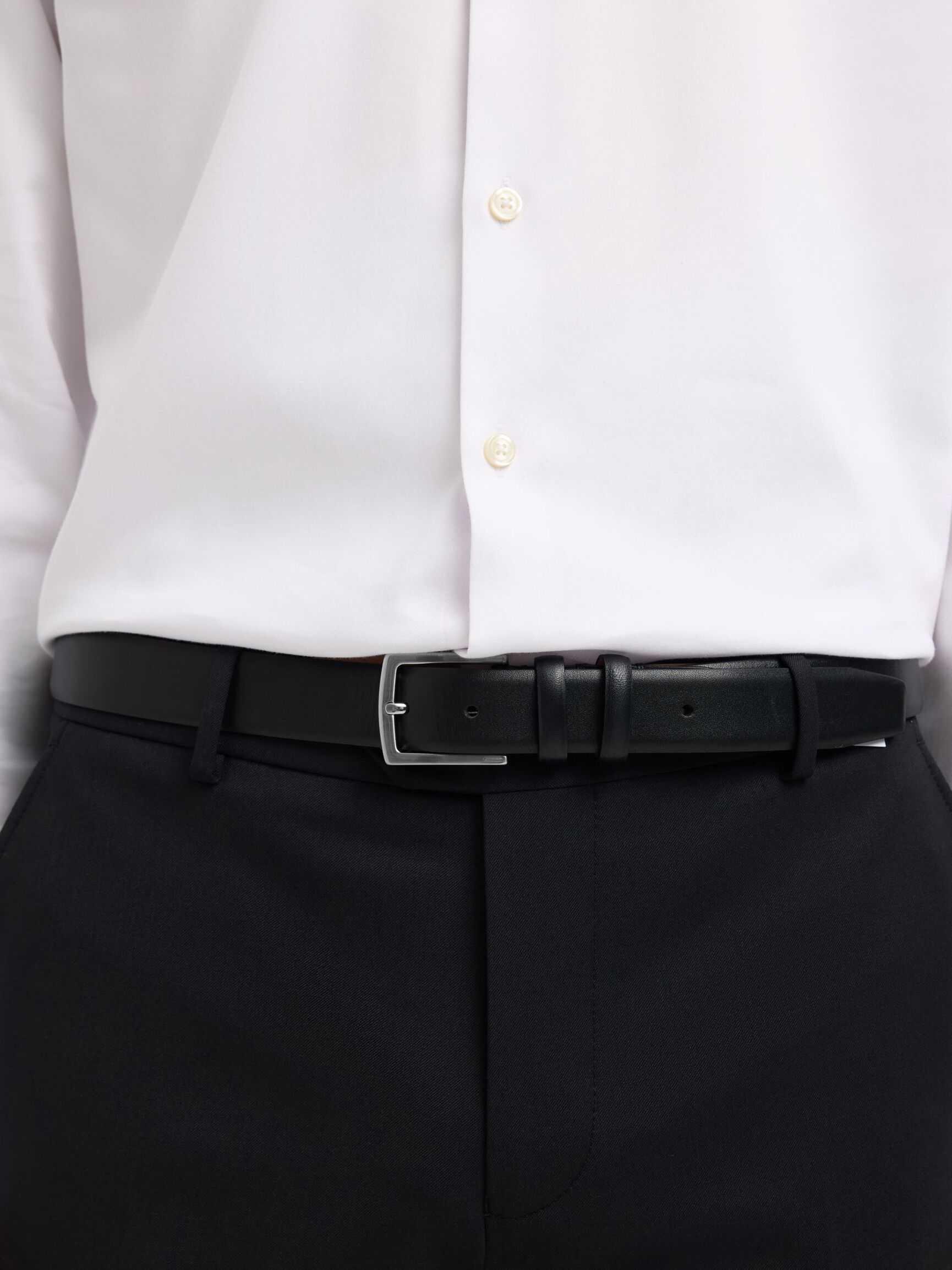 LEER RIEM, Black, highres