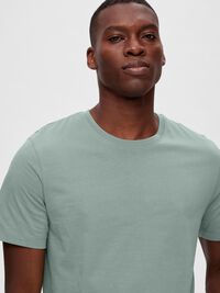 3-PACK COTTON T-SHIRT, Light Grey Melange, highres