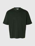 Selected LOOSE FIT T-SHIRT, Deep Forest, highres - 16094143_DeepForest_001.jpg
