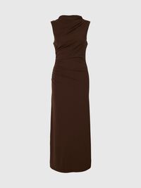 DRAPIERTES MAXIKLEID, Demitasse, highres