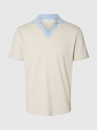 REGULAR FIT POLO SHIRT, Birch, highres