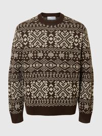 WOLLMIX PULLOVER MIT RUNDHALSAUSSCHNITT, Delicioso, highres