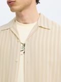 Selected PRINTED SHORT SLEEVED SHIRT, Oatmeal, highres - 16091381_Oatmeal_1184046_006.jpg