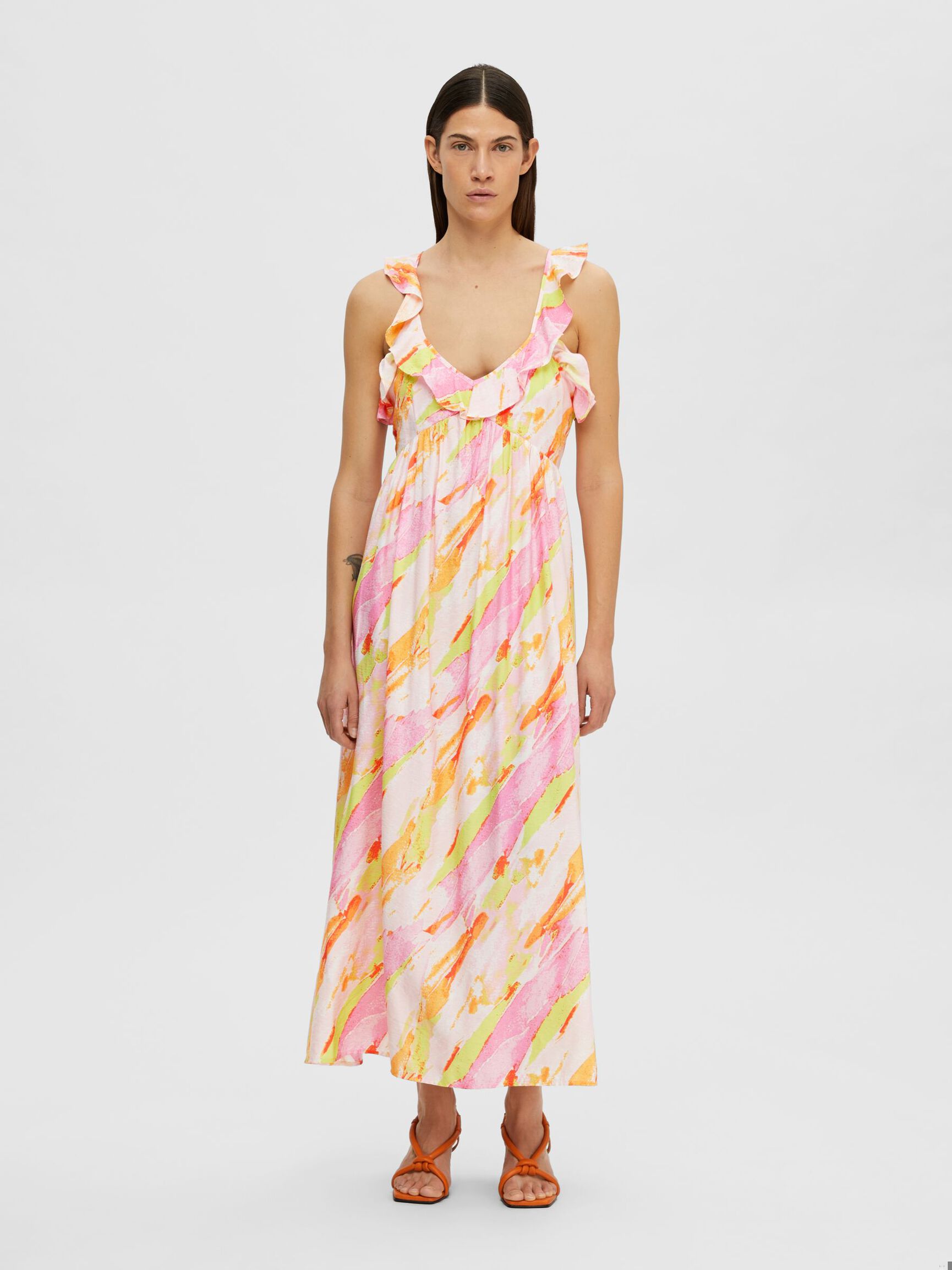 SUKIENKA MIDI, Icy Pink, highres