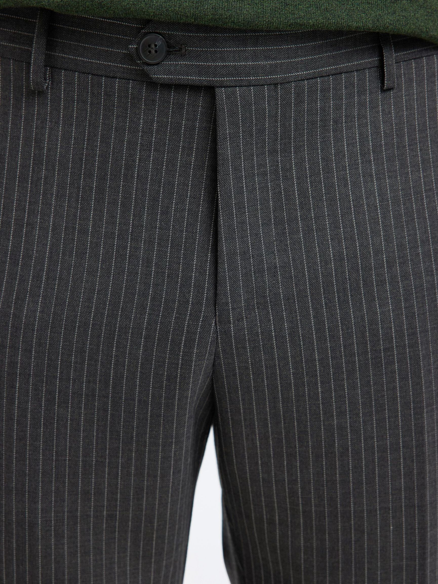 WOLMIX KRIJTSTREEP PANTALON, Grey, highres