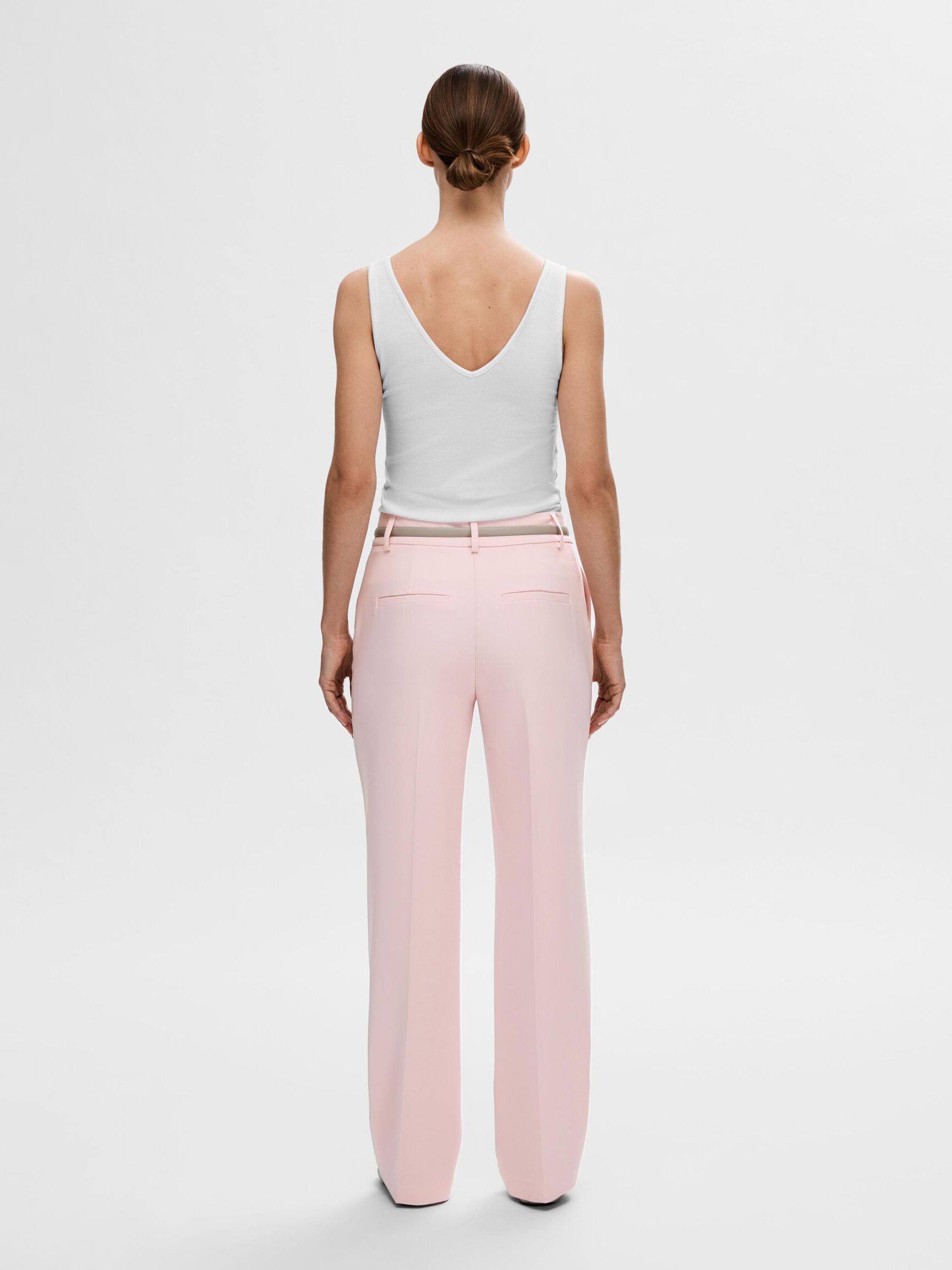 CÔTELÉ DÉBARDEUR, Bright White, highres