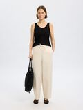 Selected SLEEVELESS KNITTED TOP, Black, highres - 16097551_Black_008.jpg