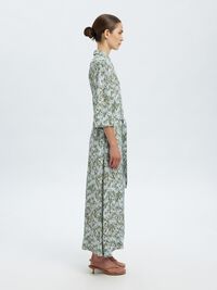 VISCOSE  MAXI DRESS, Deep Lichen Green, highres