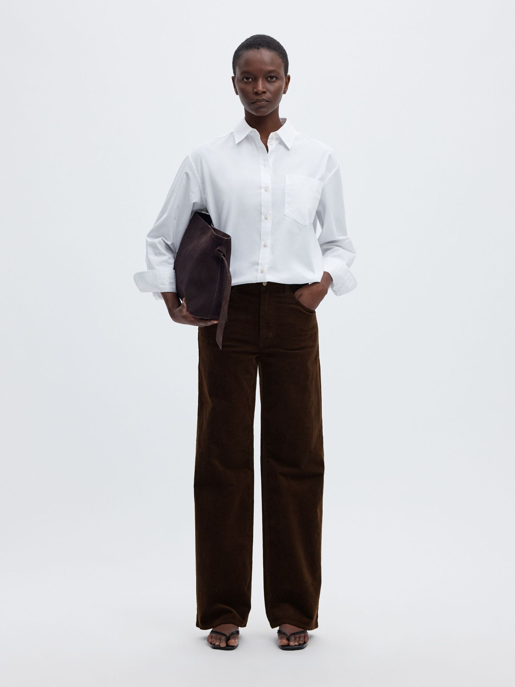 WIDE FIT CORDUROY TROUSERS, Delicioso, highres