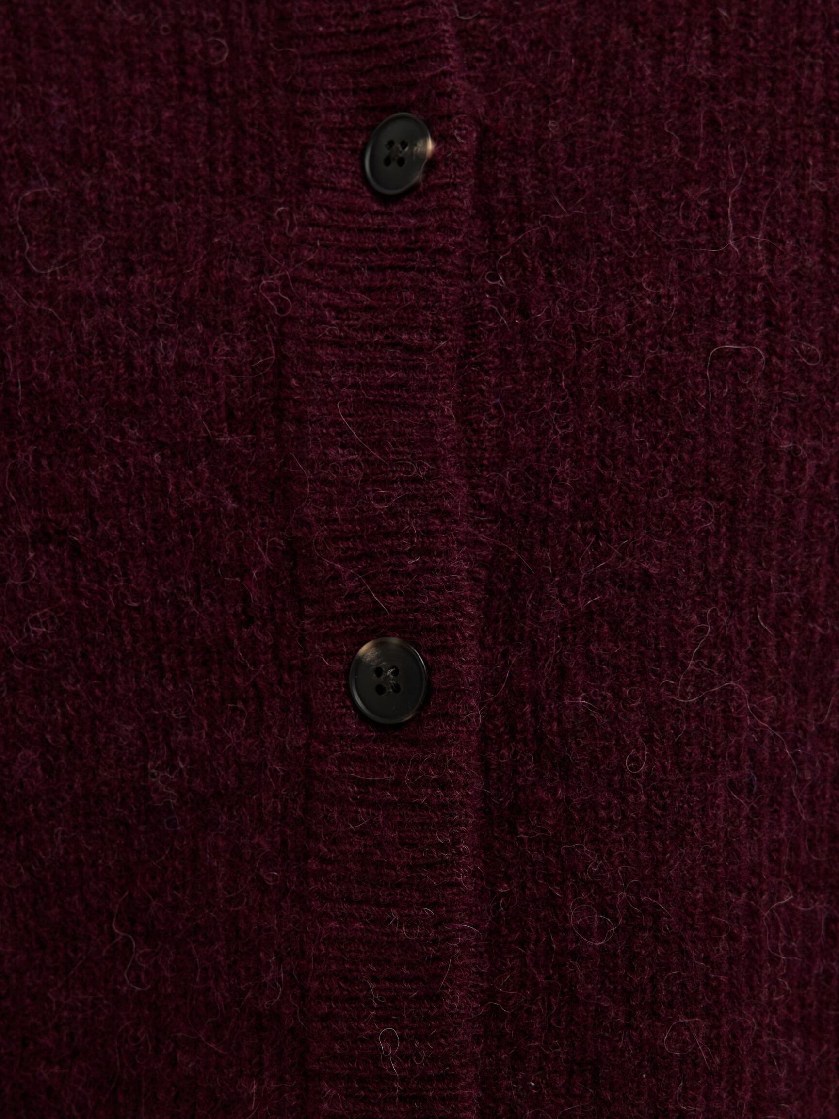 LONG-SLEEVED CARDIGAN, Fig, highres