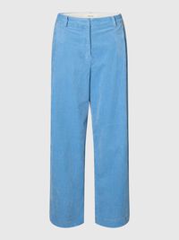 RELAXED FIT CORDUROY TROUSERS, Blissful Blue, highres