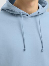 100% BOMULD HOODIE, Cashmere Blue, highres
