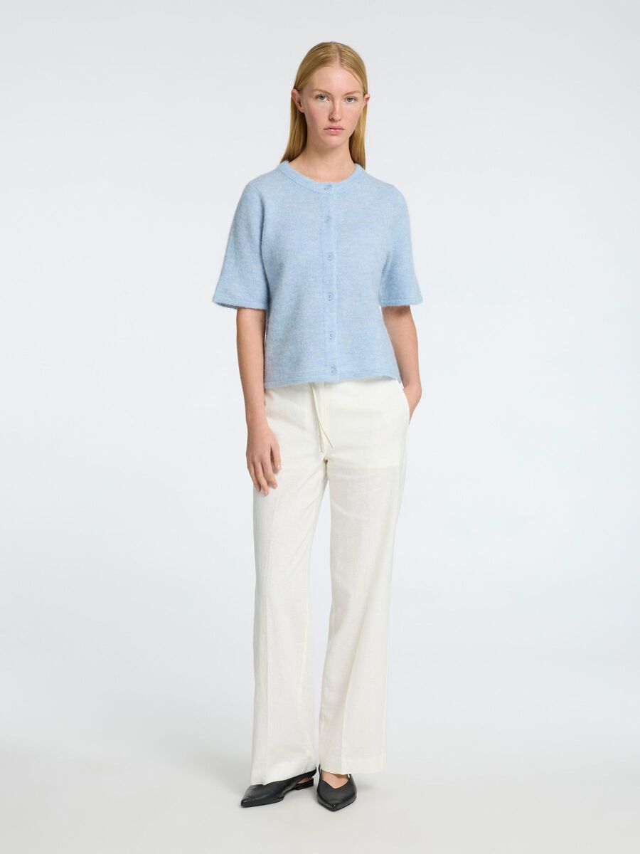 Selected WOLMIX KORTE MOUWEN VEST, Cashmere Blue, highres - 16096194_CashmereBlue_1156485_005.jpg
