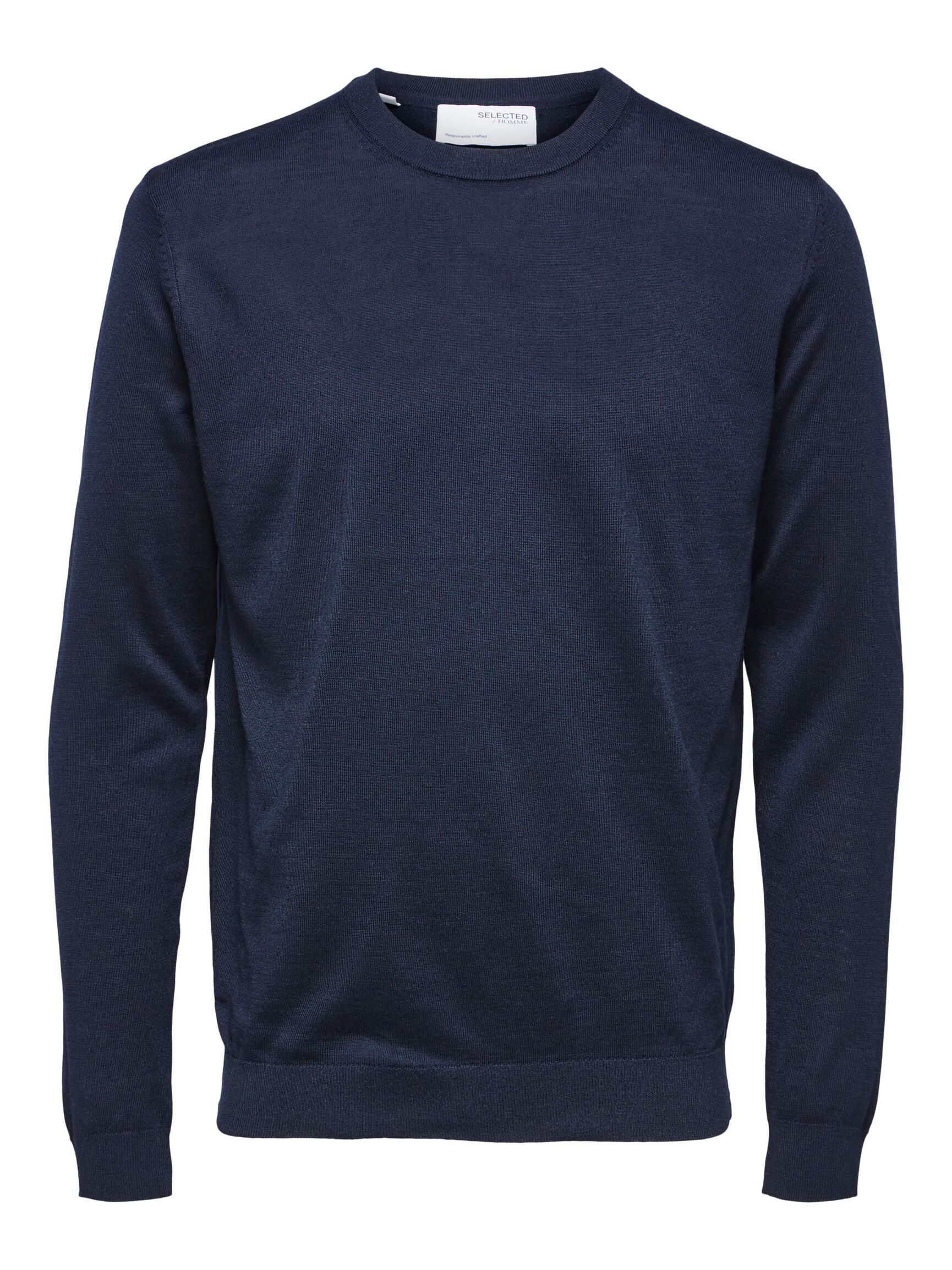 MANCHES LONGUES PULL, Navy Blazer, highres