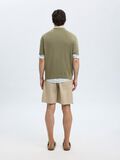 Selected KORTE MOUWEN GEBREIDE POLO, Vetiver, highres - 16096197_Vetiver_004.jpg