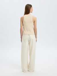 STRICK TOP, Birch, highres