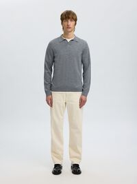 NEULOTTU PIKEEPAITA, Medium Grey Melange, highres