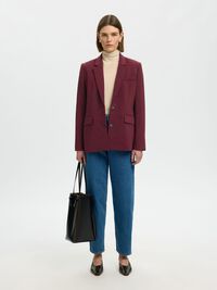 CLASSIC FIT BLAZER, Tawny Port, highres