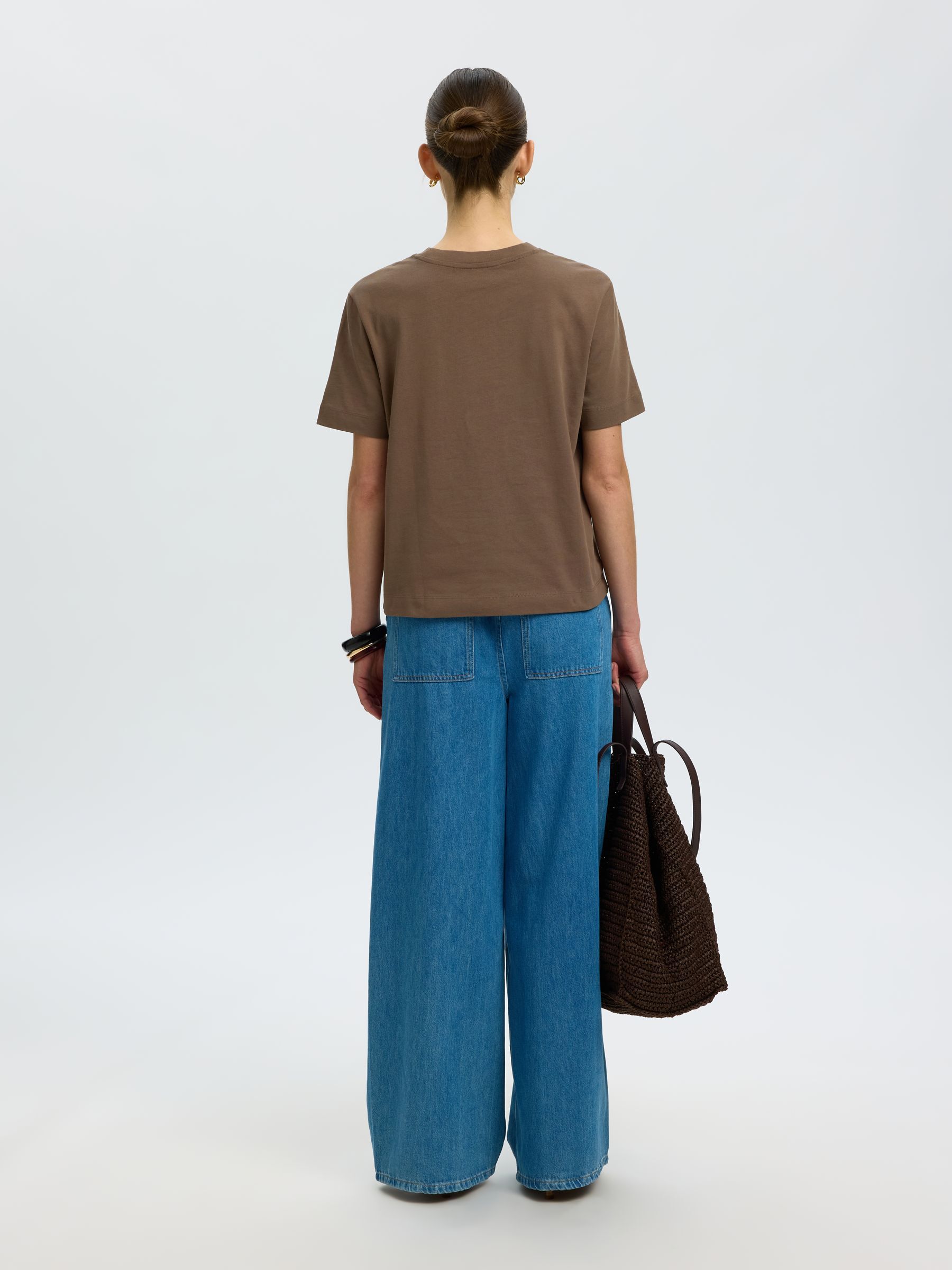 PRENDA DE CORTE BOXY CAMISETA, Chocolate Chip, highres