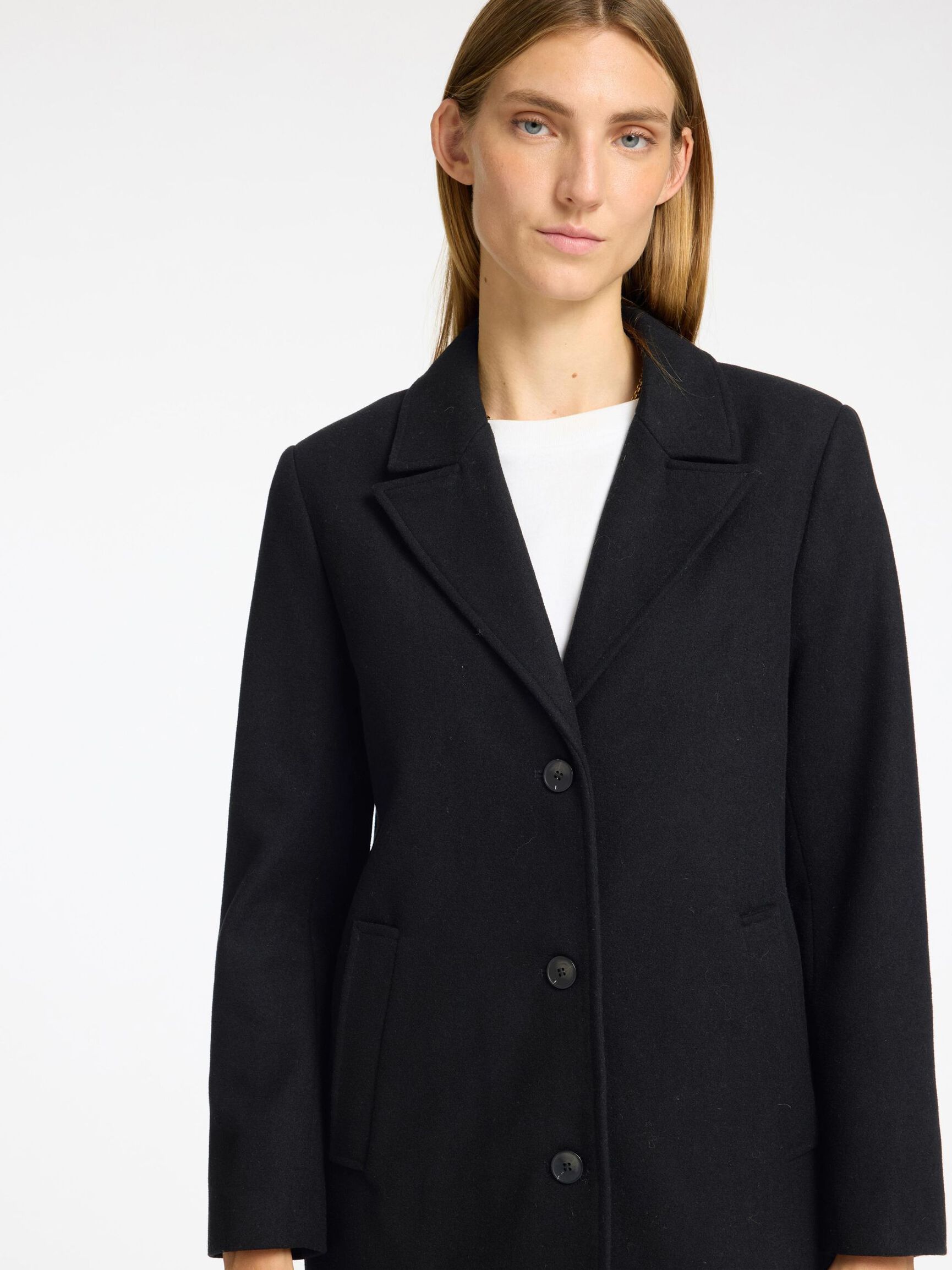 ULDBLANDING FRAKKE, Black, highres