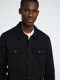 Selected REGULAR FIT OVERSHIRT, Black, highres - 16098110_Black_006.jpg