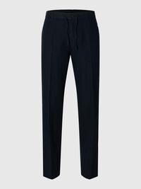 196 STRAIGHT FIT LINEN-BLEND TROUSERS, Sky Captain, highres