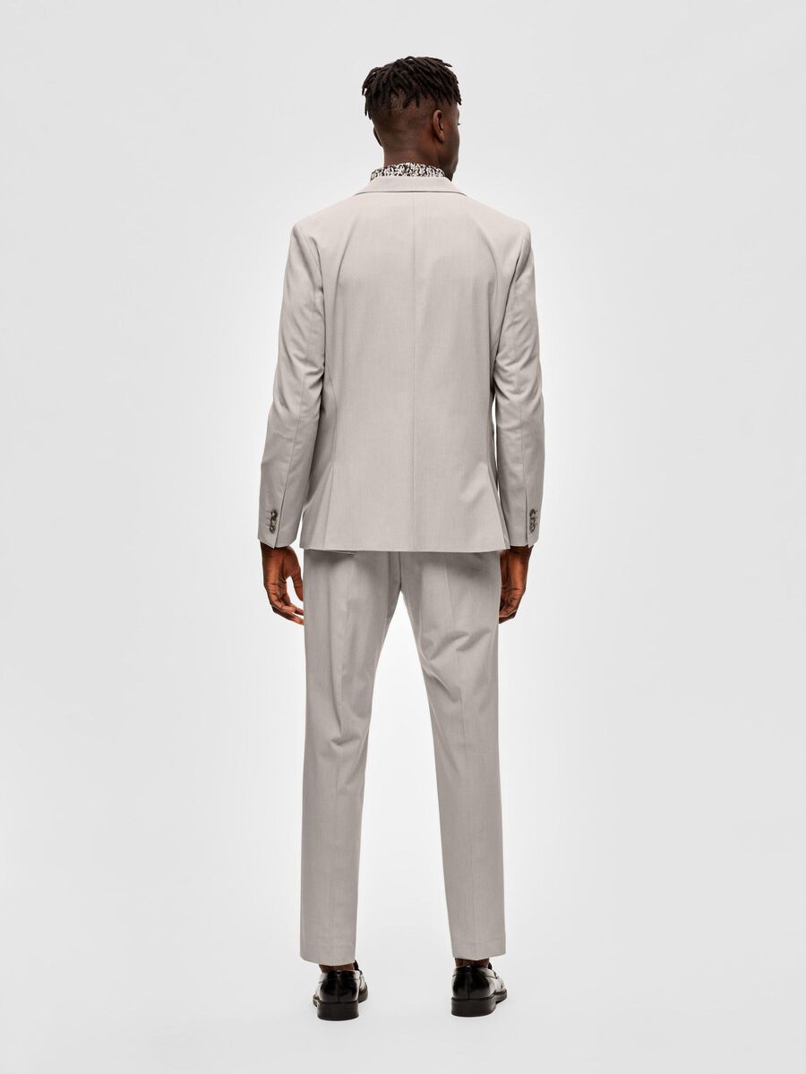 Selected VISCOSEMIX SLIM FIT BLAZER, Plaza Taupe, highres - 16087824_PlazaTaupe_004.jpg