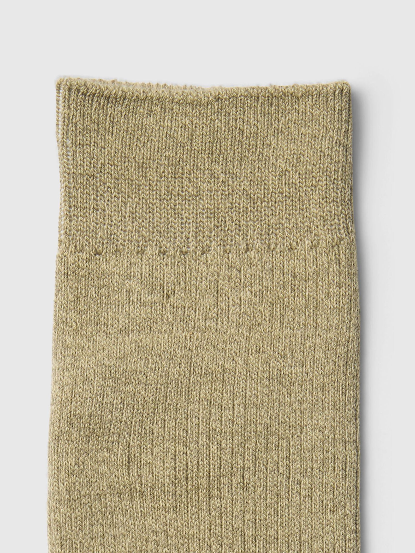 BOMULDSBLANDING STRØMPER, Deep Lichen Green, highres