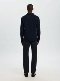 100% WOOL CARDIGAN, Sky Captain, highres