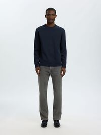 REGULAR FIT LONG SLEEVED SWEATSHIRT, Sky Captain, highres