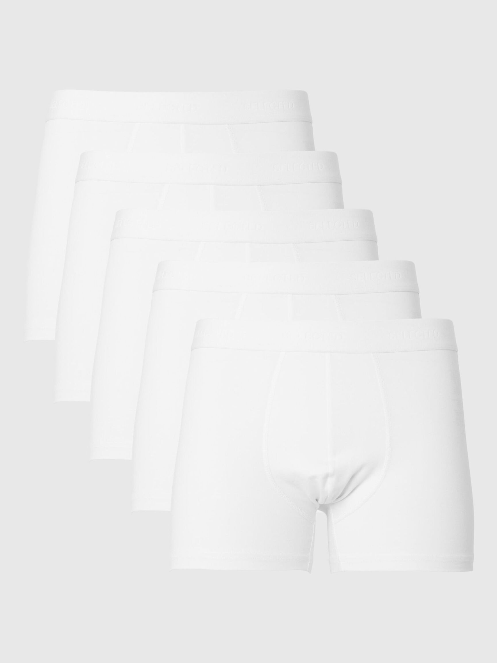 5-PACK  TRUNKS, White, highres