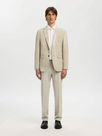 175 SLIM FIT TROUSERS, Oatmeal, highres