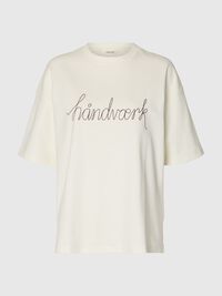 T-SHIRT, Egret, highres